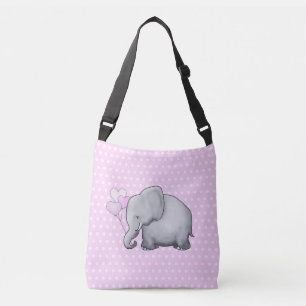 Cute Polka Dots Elephant Baby New Mam's Crossbody Tas
