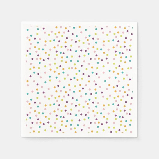 Cute Polka Paper Borden Servet (Voorkant)