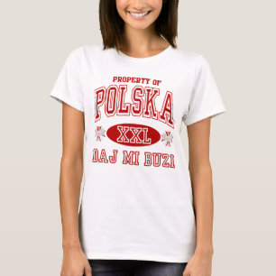 Cute Polska Daj Mi Buzi T-shirt
