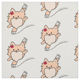 Cute Pom Figuur Spiral Stof