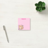 Cute Pom Pink Post-it® Notes (Kantoor)