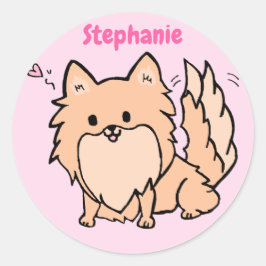 Cute Pom Ronde Sticker