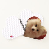 Cute Pomeranian Dog Notitieboek (Binnen)