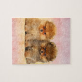 Cute Pomeranian German Spitz Puppies Legpuzzel (Horizontaal)