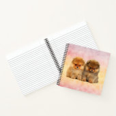Cute Pomeranian German Spitz Puppies Notitieboek (Binnen)