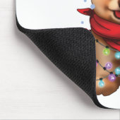 Cute Pomeranian Hondenliefhebber Funny Xmas Holida Muismat (Hoek)