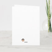 Cute Pomeranian Kaart (Achterkant)