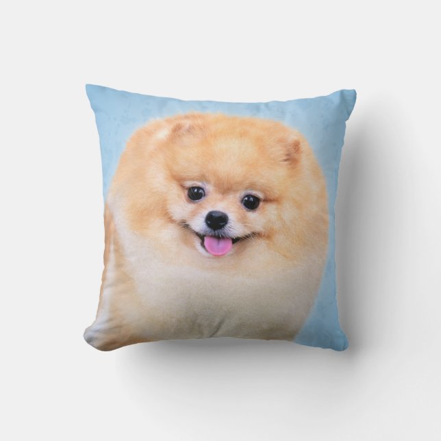 Cute Pomeranian Pillow Kussen (Voorkant)