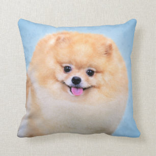 Cute Pomeranian Pillow Kussen