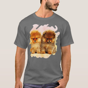 Cute Pomeranian Puppies T-shirt