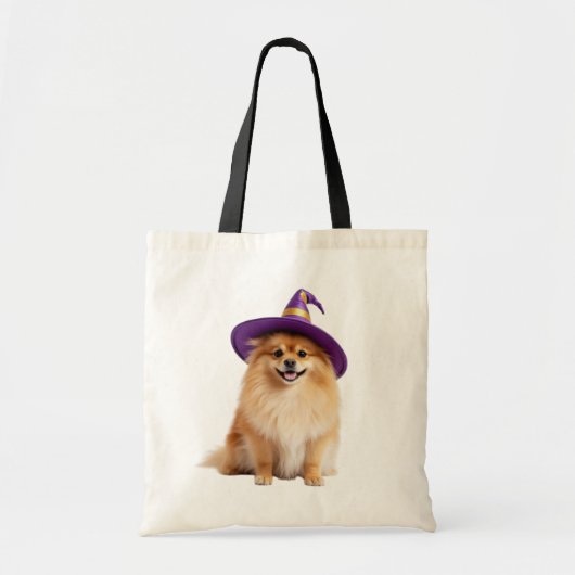 Cute Pomeranian Trick-or-Treat Tas (Voorkant)