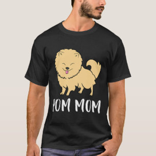 Cute Pommeren Mam Cute Pom Mam Pomeranian Dog T-shirt