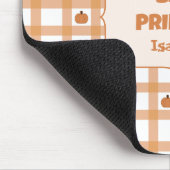 Cute Pompoen Gingham Muis Pad Muismat (Hoek)