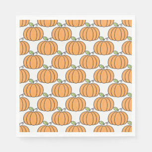 Cute Pompoen Halloween Griezelen Patroon Servet
