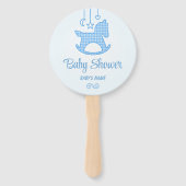 Cute Pony Baby shower Handwaaier (Voorkant)