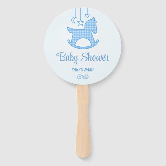 Cute Pony Baby shower Handwaaier (Voorkant)