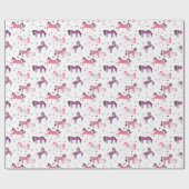 Cute Pony Cadeaupapier (Vlak)