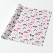 Cute Pony Cadeaupapier (Uitgerold)