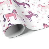 Cute Pony Cadeaupapier (Rol Hoek)
