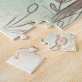 Cute Pony in a Whimsical Forest Jigsaw Puzzle Legpuzzel (Zijkant)