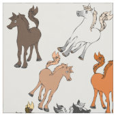 Cute Pony Mix Stof (Swatch)