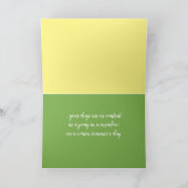 Cute pony, paard, natuur groen, denken aan jou kaart (Binnen)