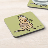 Cute Pony zal werken voor wortelen Drankjes Onderzetter (Linkerzijde)