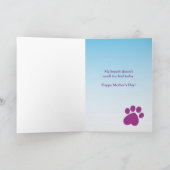 Cute Pooch Golden Retriever Moederdag Kaart (Binnen)