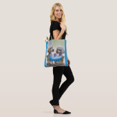 Cute Poodle Dog Tote Bag (Op model)