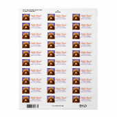 Cute Poodle Etiket (Full Sheet)