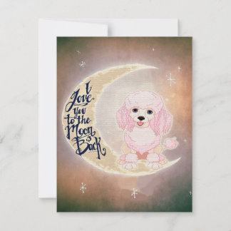 Cute Poodle | Geweldig cadeautje voor zomervakanti Kaart