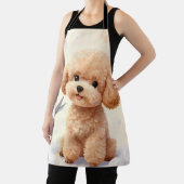 Cute Poodle Grooming Bubbles Scissors  Schort (Insitu)