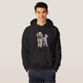 Cute Poodle Hond Hoodie (Voorkant volledig)