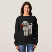 Cute Poodle Hond Trui (Voorkant volledig)