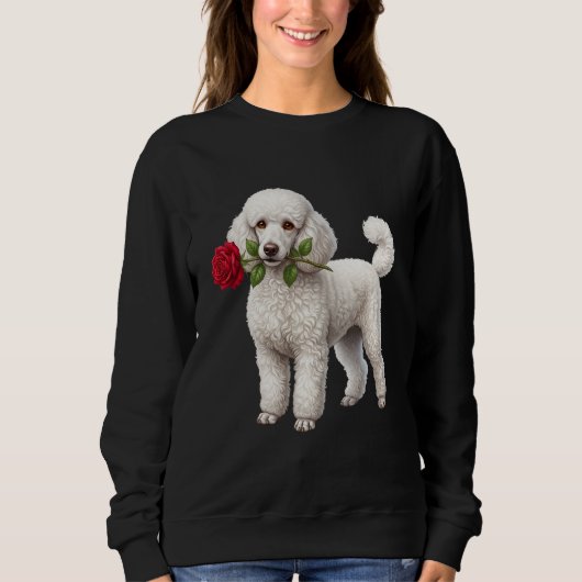 Cute Poodle Hond Trui (Voorkant)