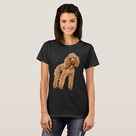 Cute poodle t-shirt (Voorkant volledig)