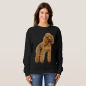 Cute poodle trui (Voorkant volledig)