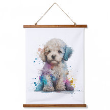 Cute Poodle Waterverf Art