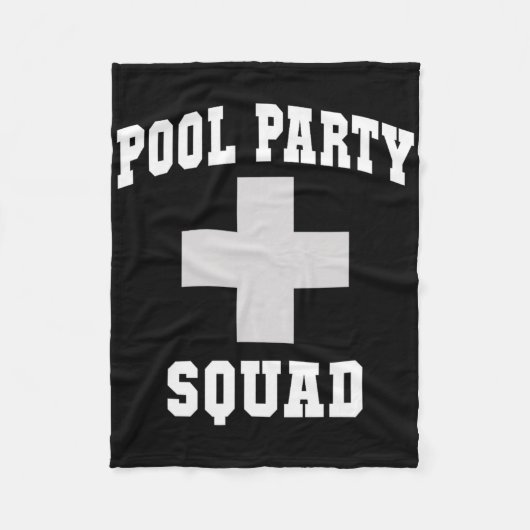 Cute Pool Party Squad Dad Cruise Swim Scu Surfing  Fleece Deken (Voorkant)