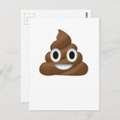 Cute Poop Emoji Briefkaart (Voorkant / Achterkant)
