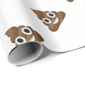 Cute Poop Emoji Cadeaupapier (Rol Hoek)