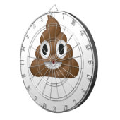 Cute Poop Emoji Dartbord (Voorkant Rechts)