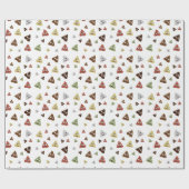 Cute Poop emoji grappige cadeaideeën Cadeaupapier (Vlak)