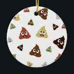 Cute Poop emoji grappige cadeaideeën Keramisch Ornament<br><div class="desc">Cute Poop emoji grappige cadeaideeën</div>