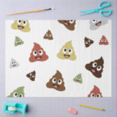 Cute Poop emoji grappige cadeaideeën Tissuepapier (Craft)