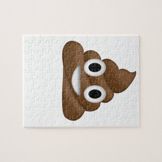 Cute Poop Emoji Legpuzzel (Horizontaal)