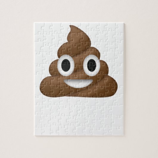 Cute Poop Emoji Legpuzzel (Verticaal)