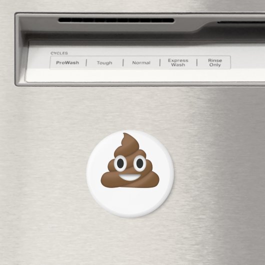 Cute Poop Emoji Magneet (Insitu (Vaatwasser))