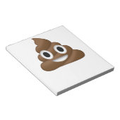 Cute Poop Emoji Notitieblok (Schuin)