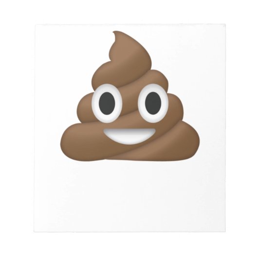Cute Poop Emoji Notitieblok (Voorkant)